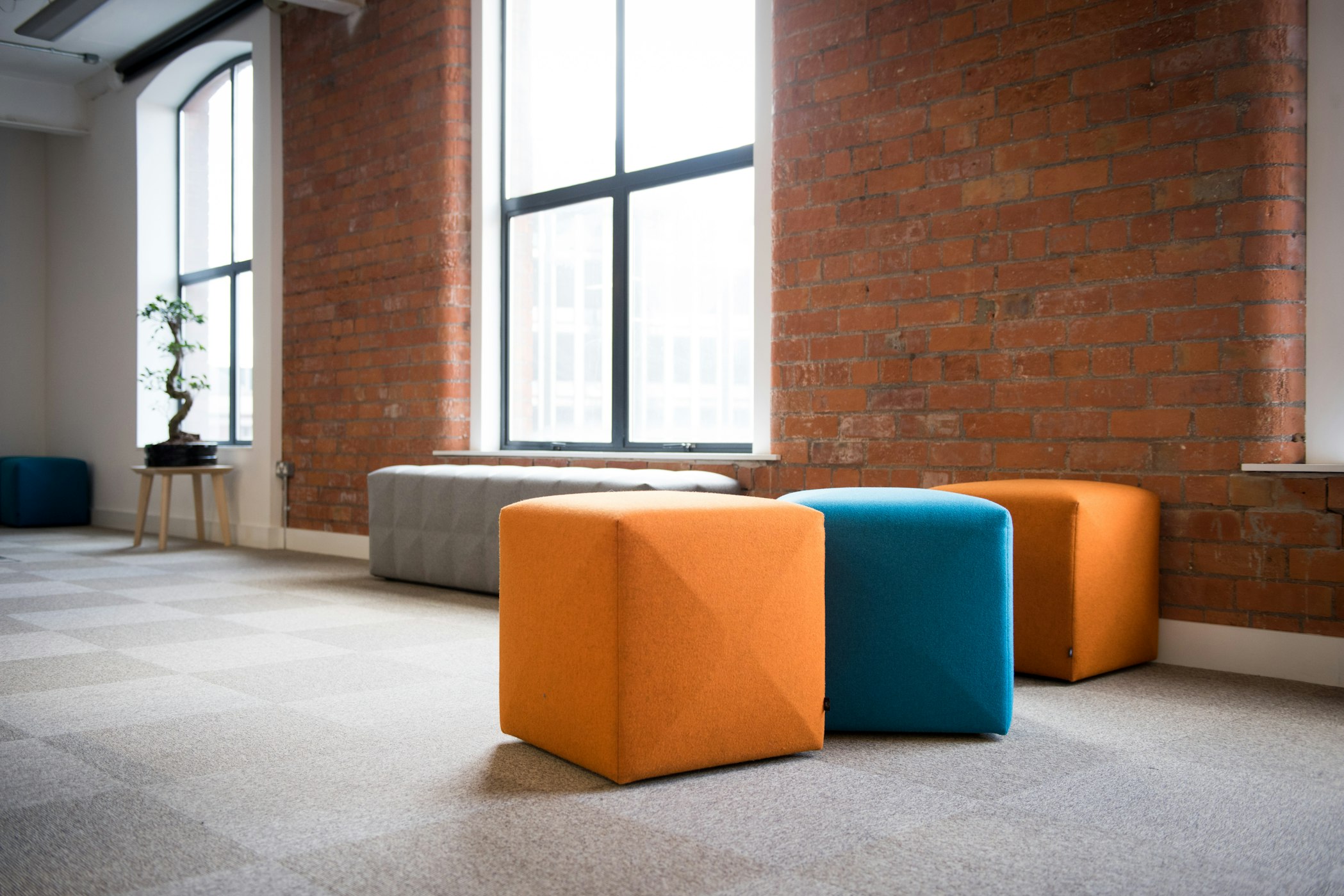 BuzziCube | Modular Acoustic Seating Ottoman & Pouf | BuzziSpace
