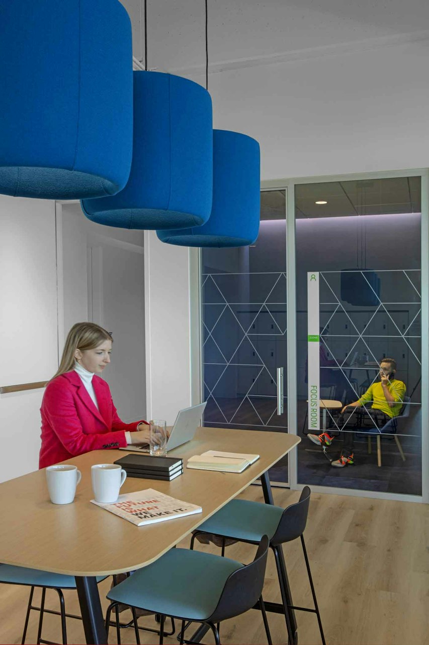 BuzziSpace Buzziprop acoustic lighting retrofit globe spot
