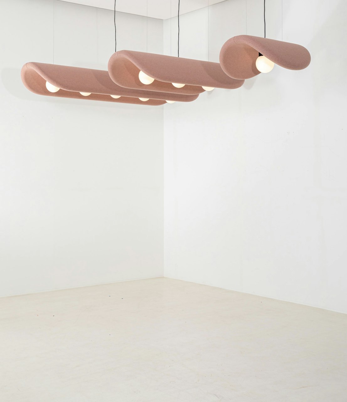 BuzziSpace Buzzichip acoustic lighting retrofit globe spot