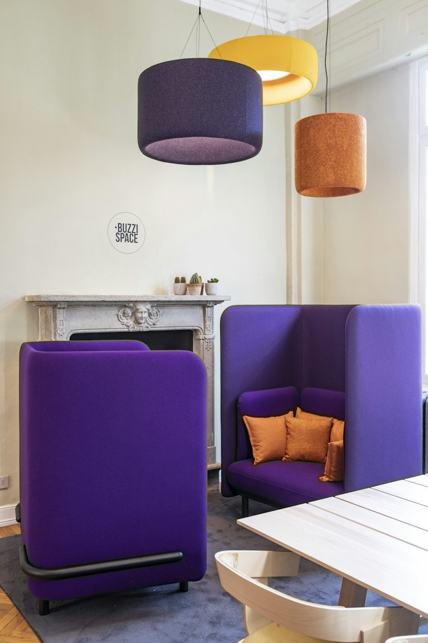 BuzziSpace Buzziprop acoustic lighting retrofit globe spot