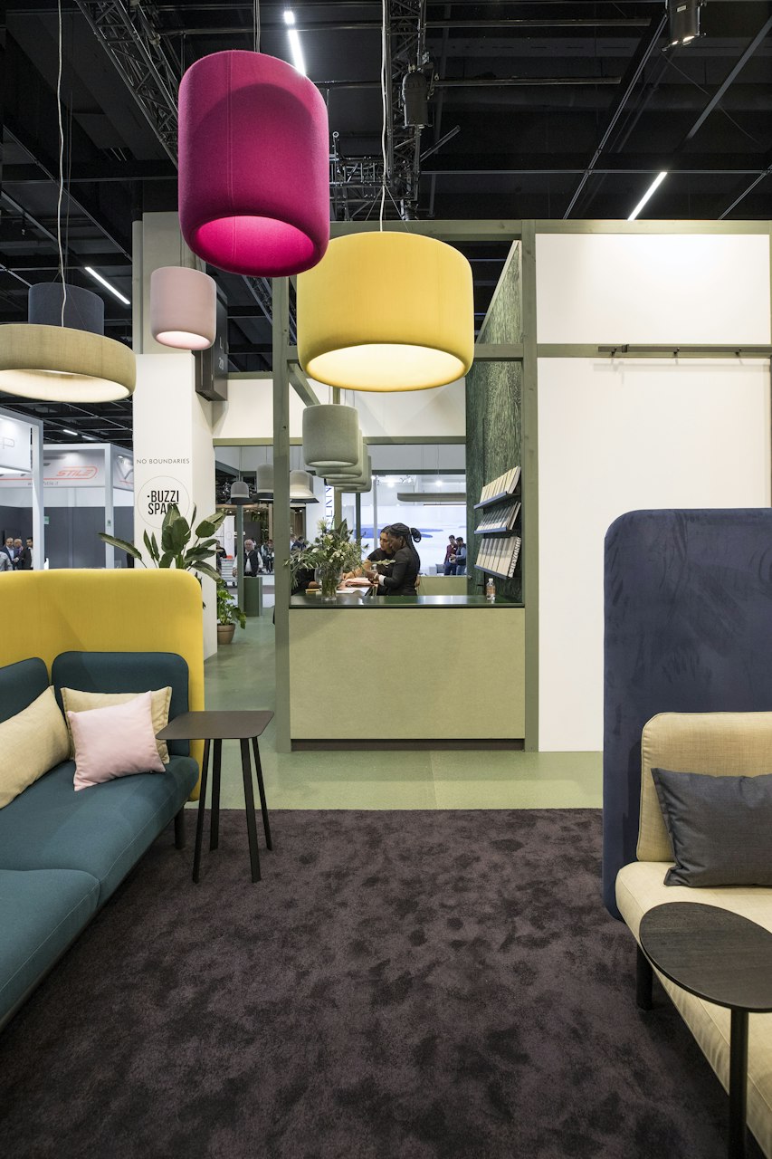 BuzziSpace Buzziprop acoustic lighting retrofit globe spot