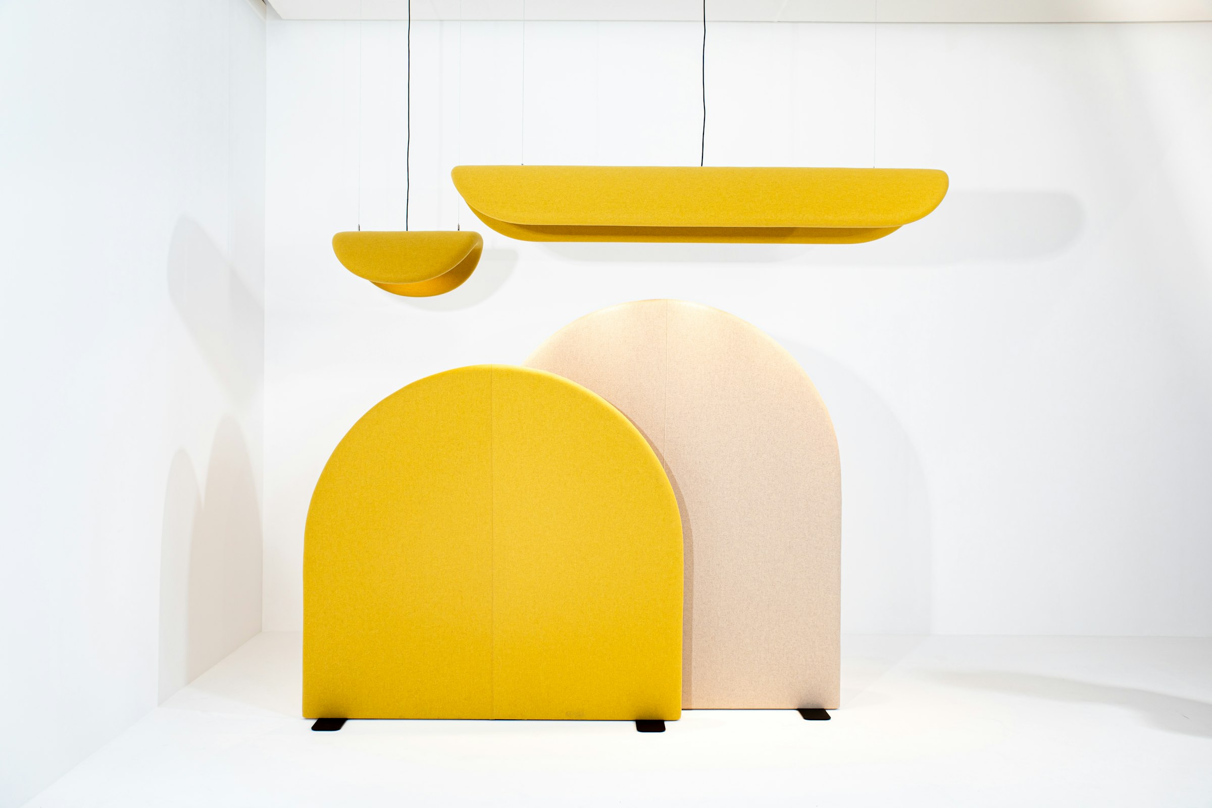 BuzziSpace Buzzichip acoustic lighting retrofit globe spot