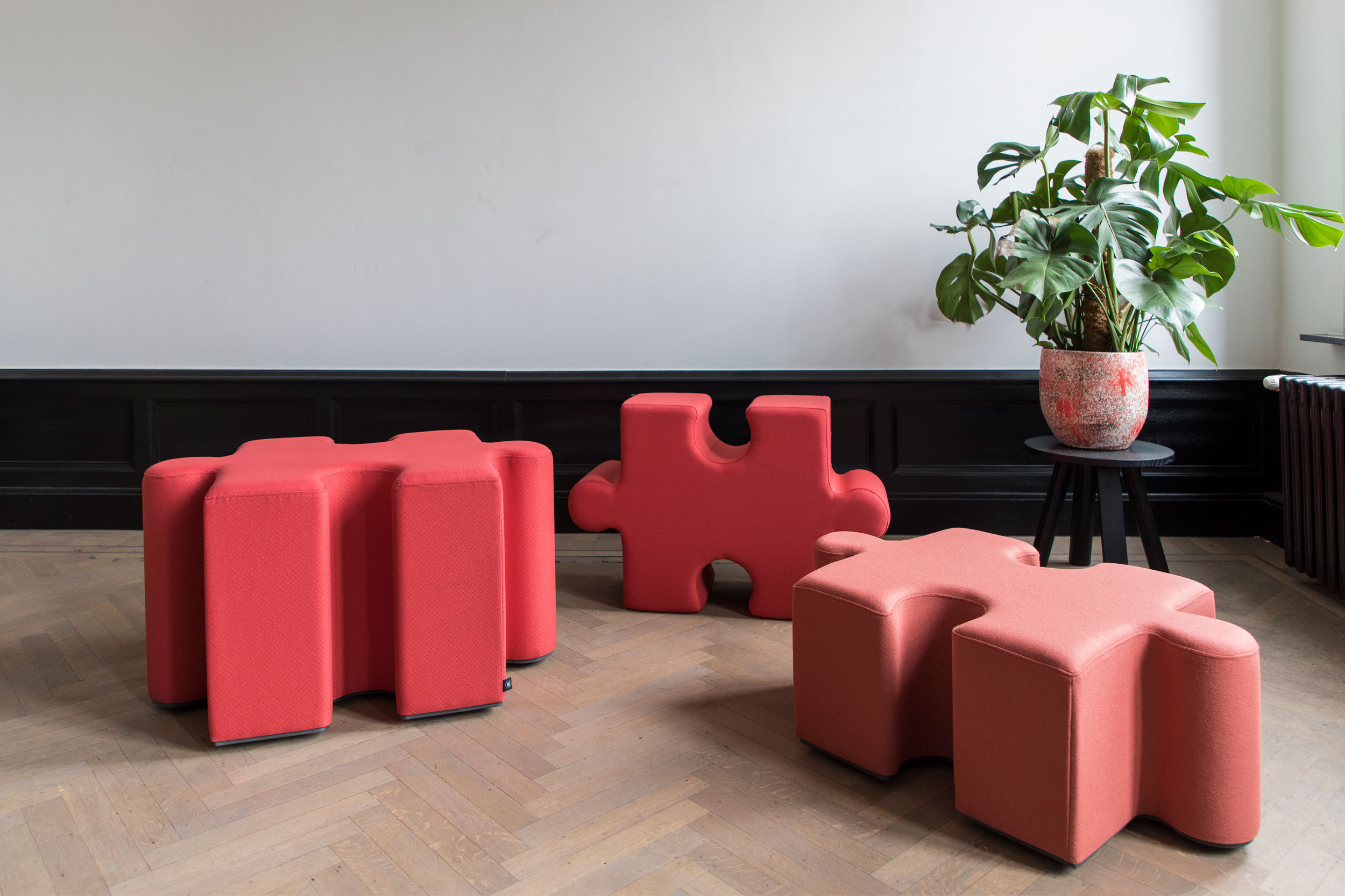 BuzziPuzzle | Modular Acoustic Seating Ottoman & Floor Pouf