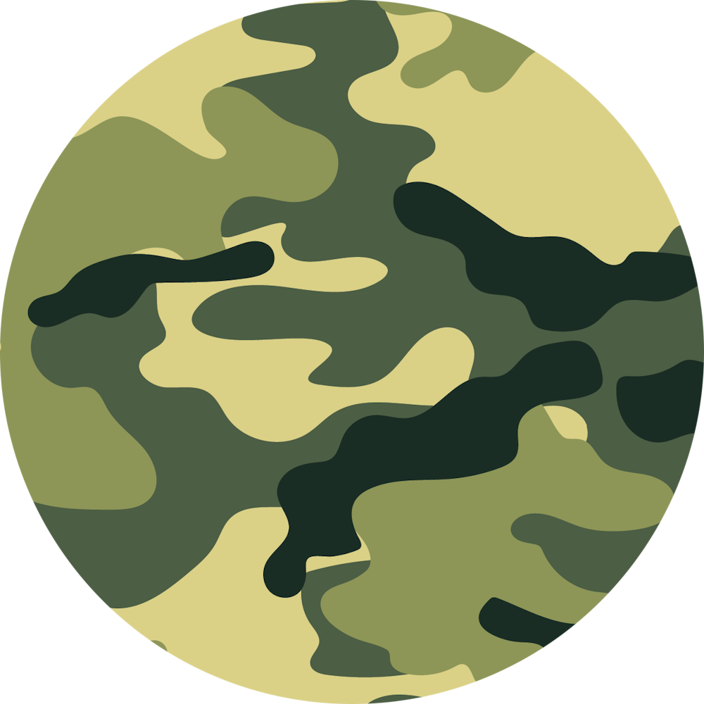 Printed acoustic felt Camo Amazon