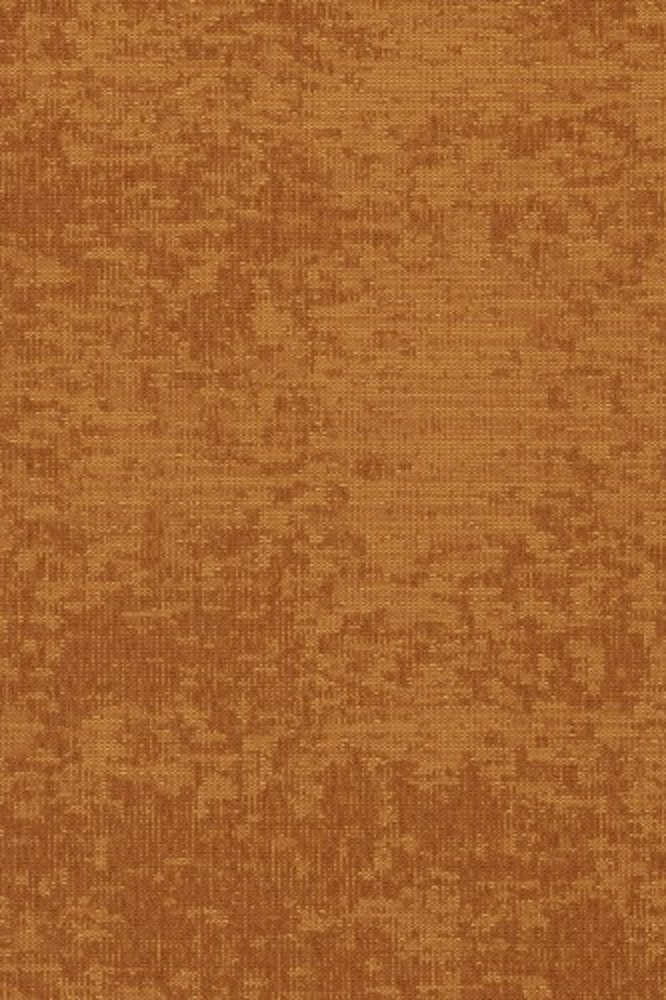 Fabric with bouclé yarns in orange and brown