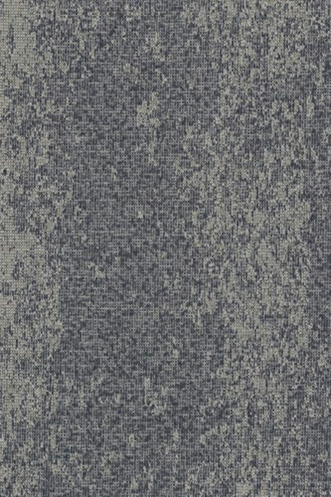 Fabric with bouclé yarns in white yellow and dark blue