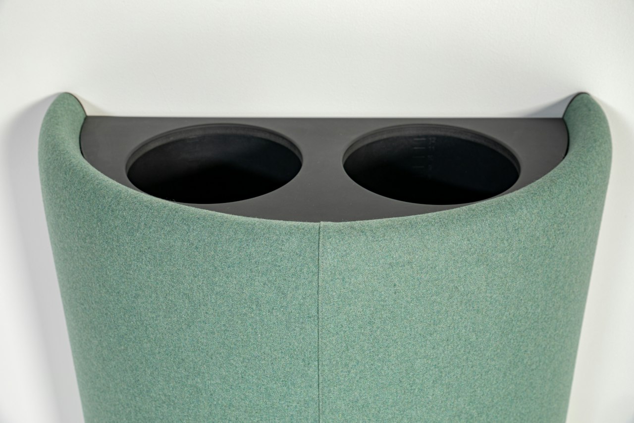 BuzziSpace buzziplanter acoustic room divider table planter biophilia