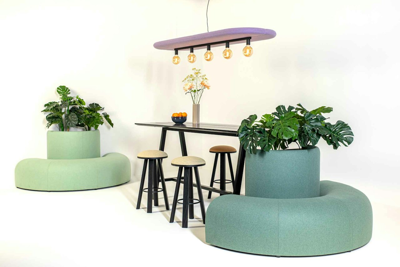 BuzziSpace Buzzisurf acoustic lighting retrofit globe spot