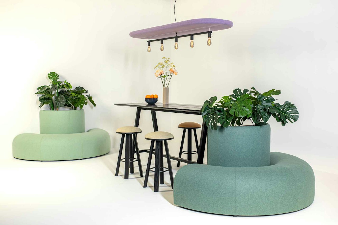 BuzziSpace Buzzisurf acoustic lighting retrofit globe spot