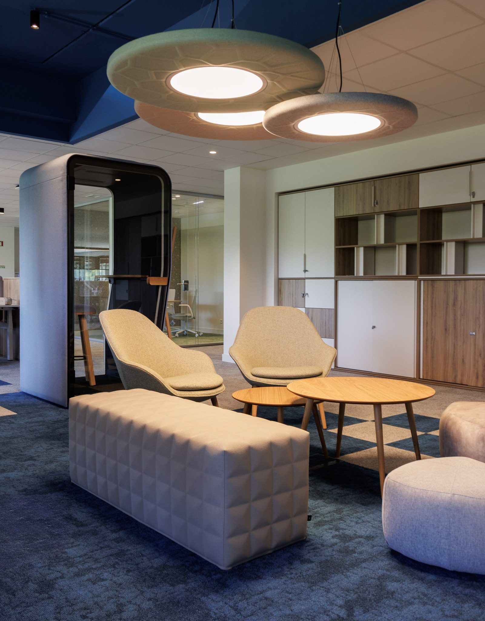 BuzziCube | Modular Acoustic Seating Ottoman & Pouf | BuzziSpace